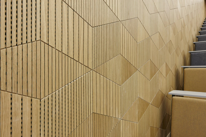 Wall installations to help with a buildings acoustics