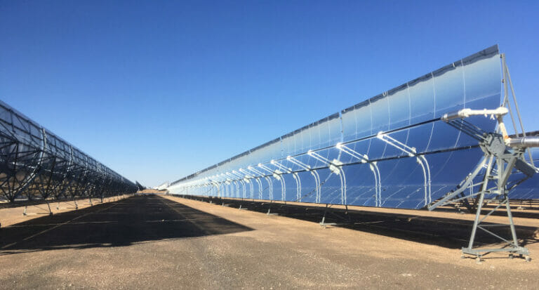 Solar Panel Farm being used to generate energy