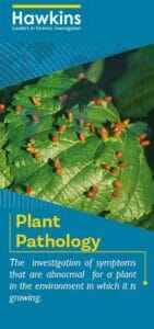 Plant Pathology Brochure Cover Page