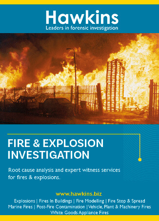 Hawkins Fire Brochure Front Cover Page