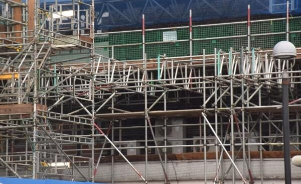 Picture of scaffold from RGC case