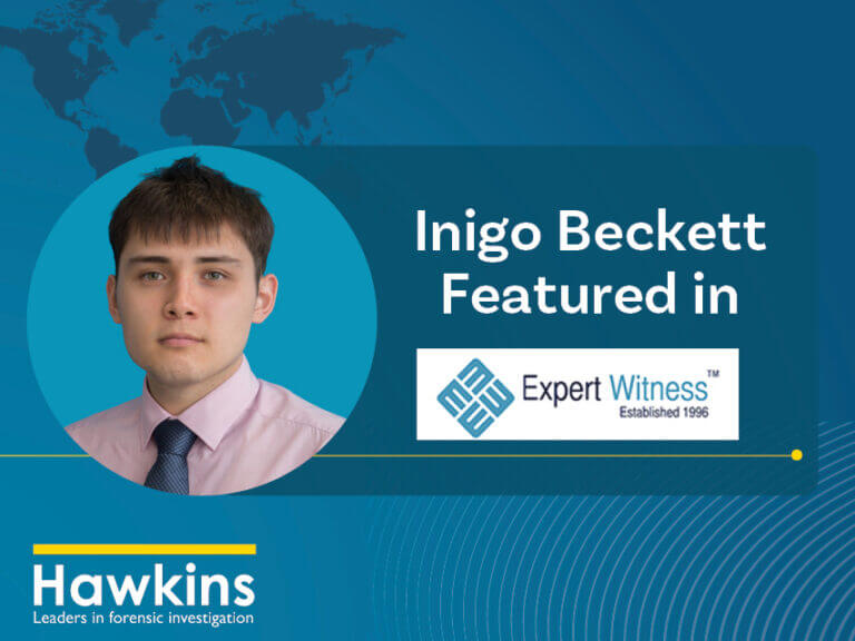 Inigo Beckett Featured in Expert Witness News Image