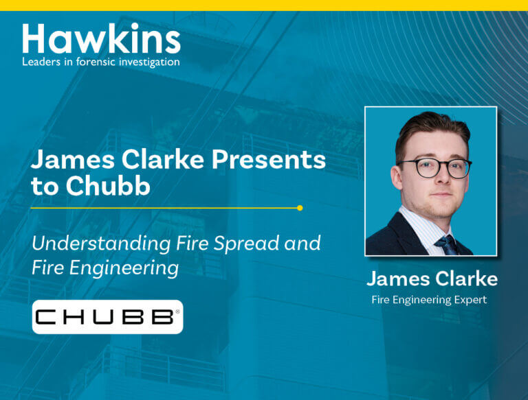 James Clarke Presents to Chubb news Image