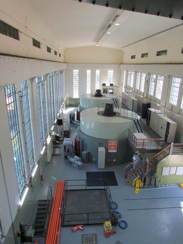 Hydro-Electric Power Station Turbine Hall