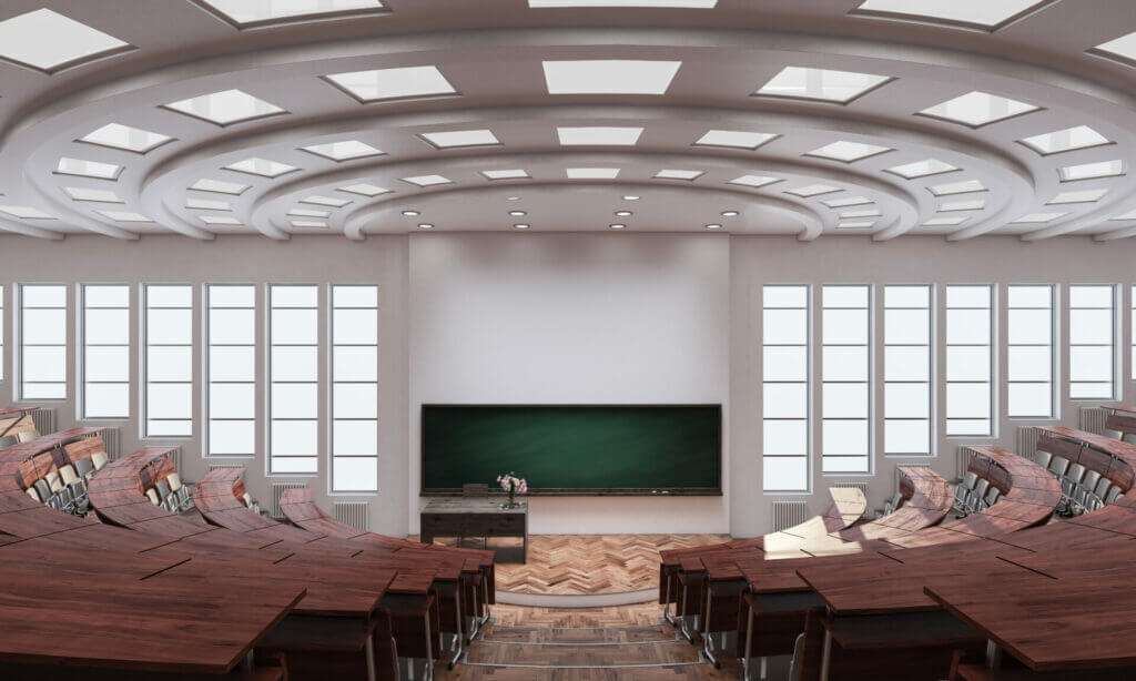 Inside an Auditorium