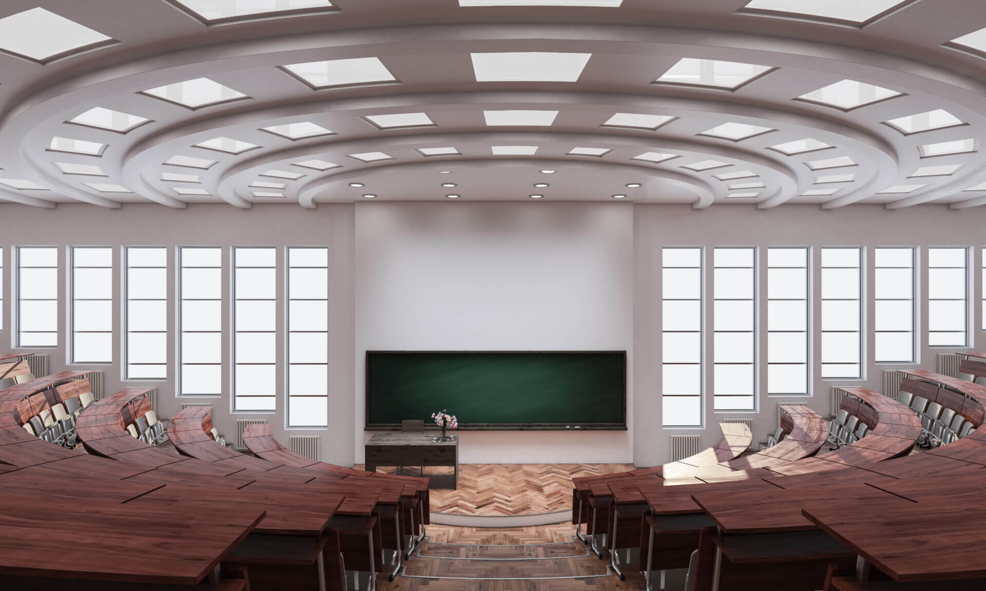Inside an Auditorium