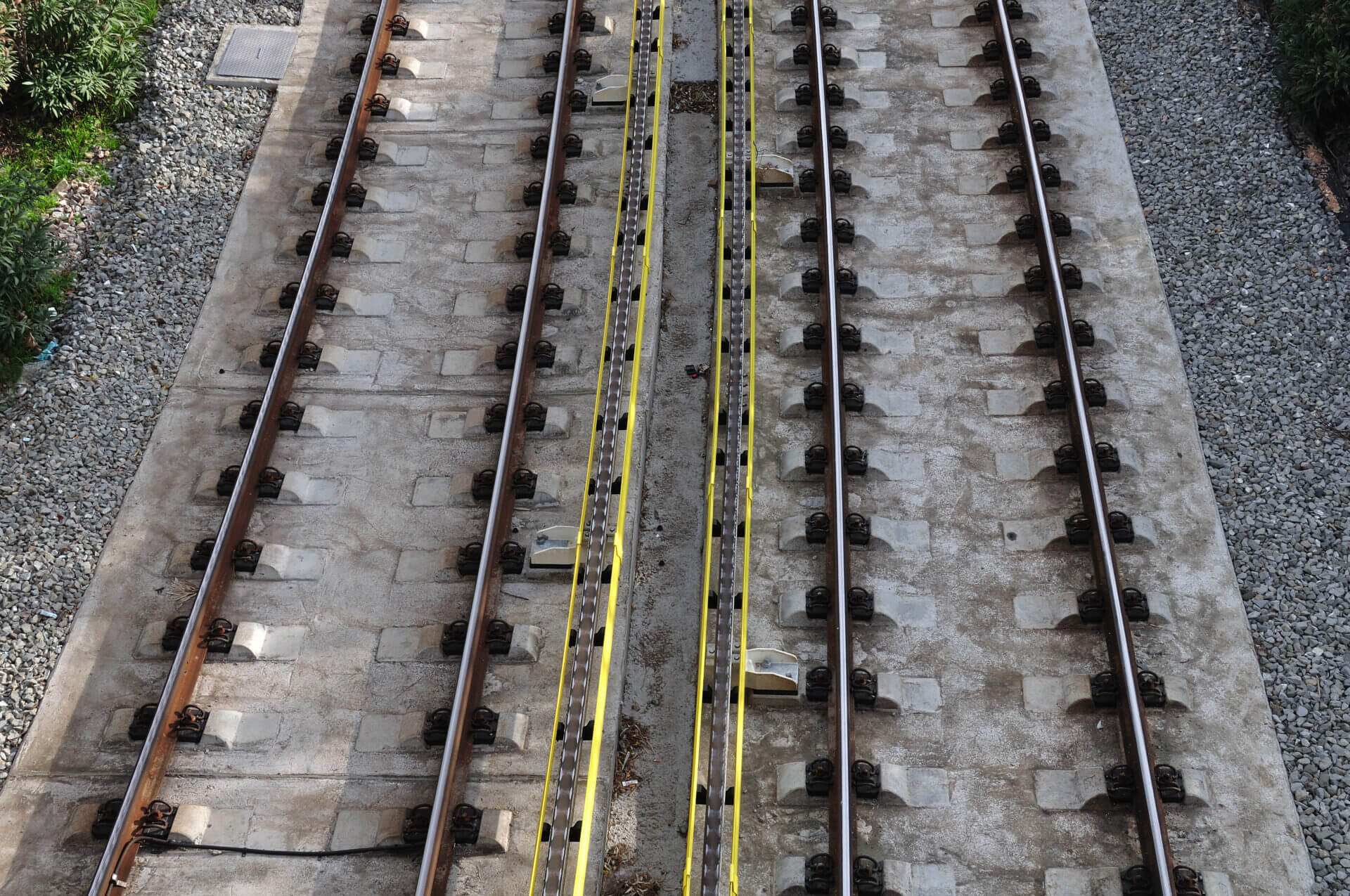 railway tracks background