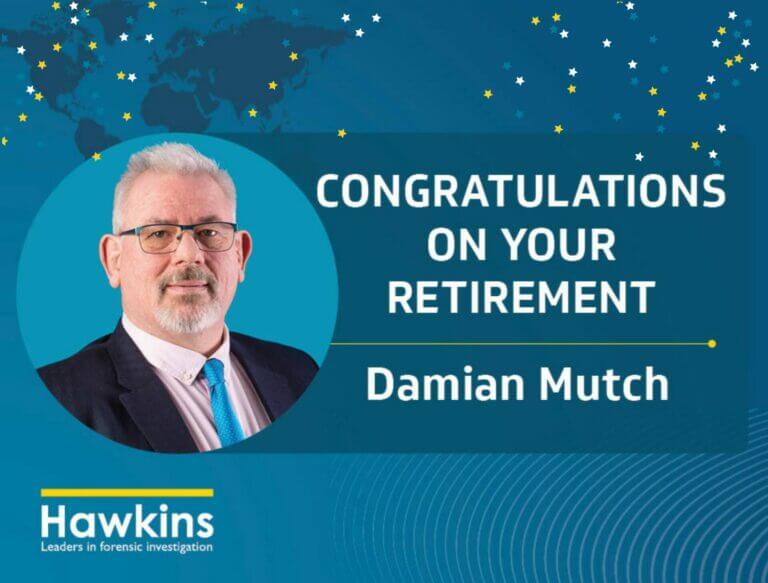 Damian Mutch, RTC Investigator is retiring