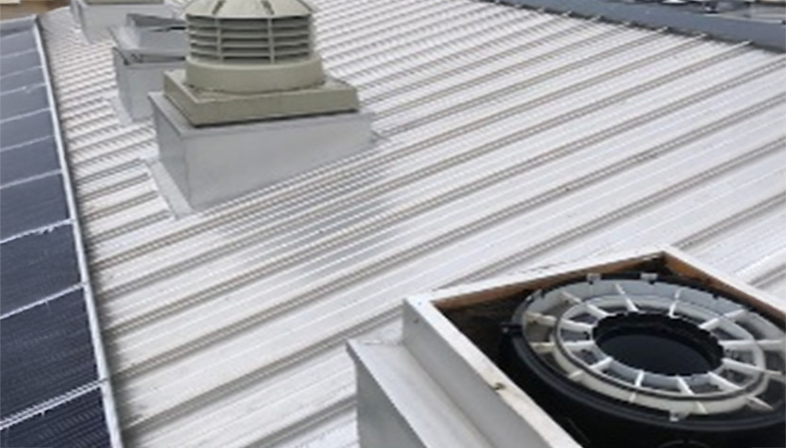 Ventilation stacks blown from their mounting