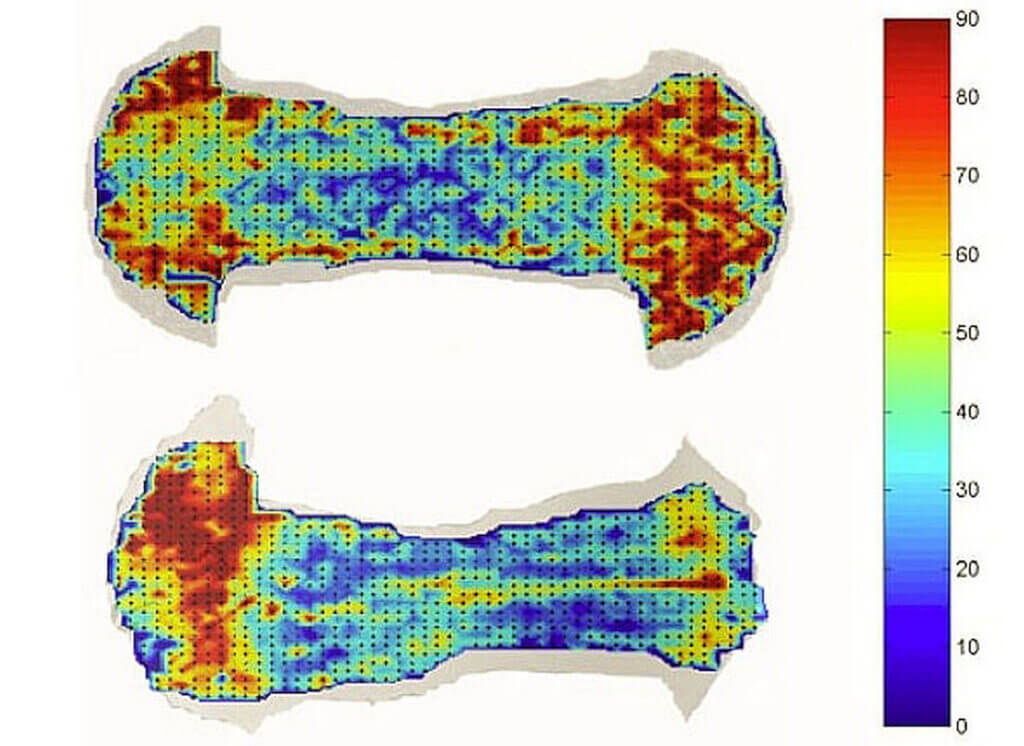 Microscopic analysis of iron rivets recovered from Titanic revealed high concentrations of slag residue in the head area