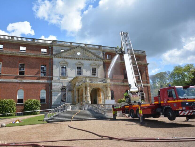 Clandon house fire