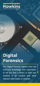 Digital Forensics' Brochure Front Cover Image