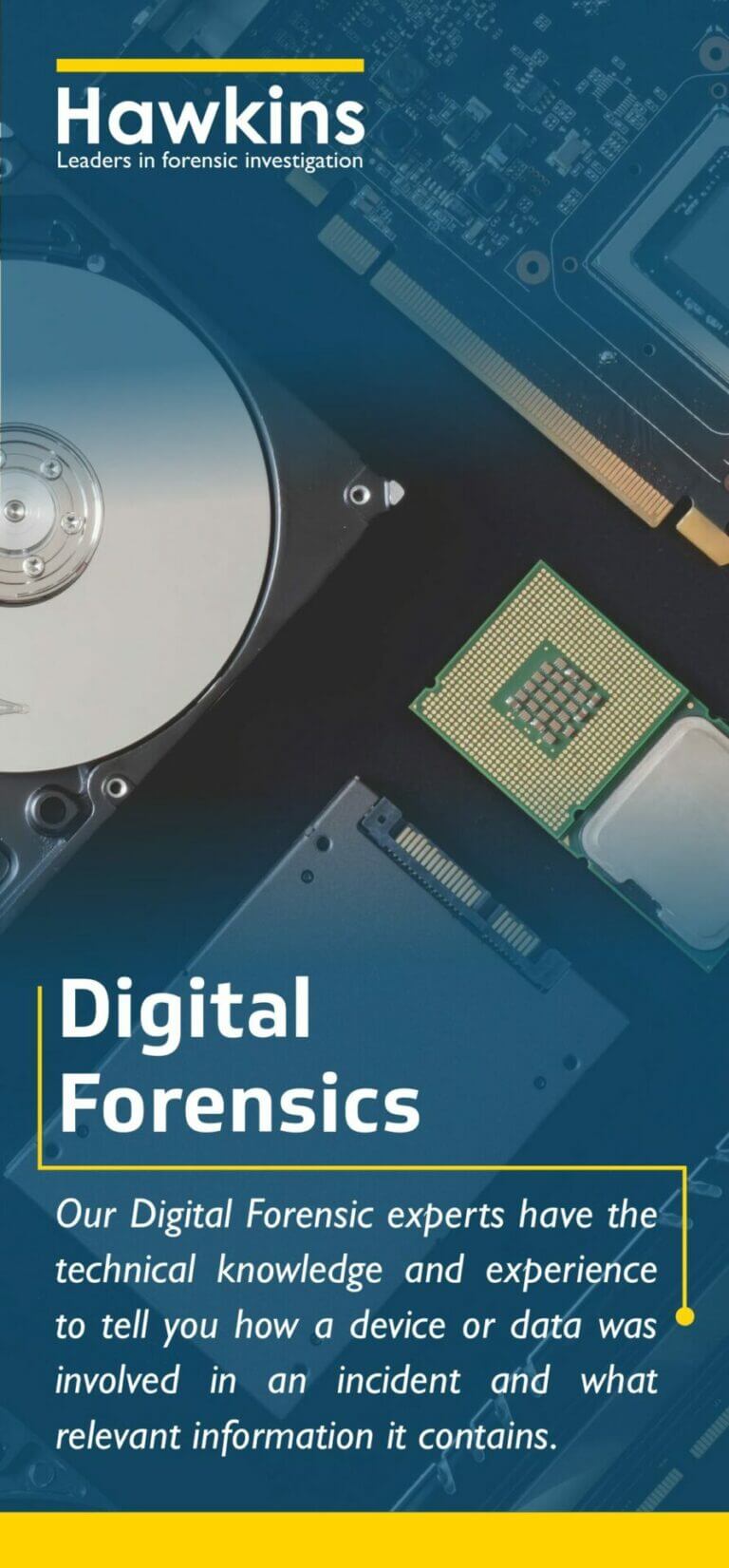 Digital Forensics' Brochure Front Cover Image