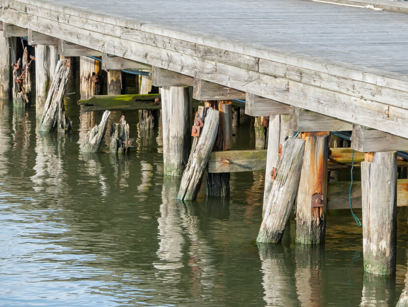 Coastal structure failure