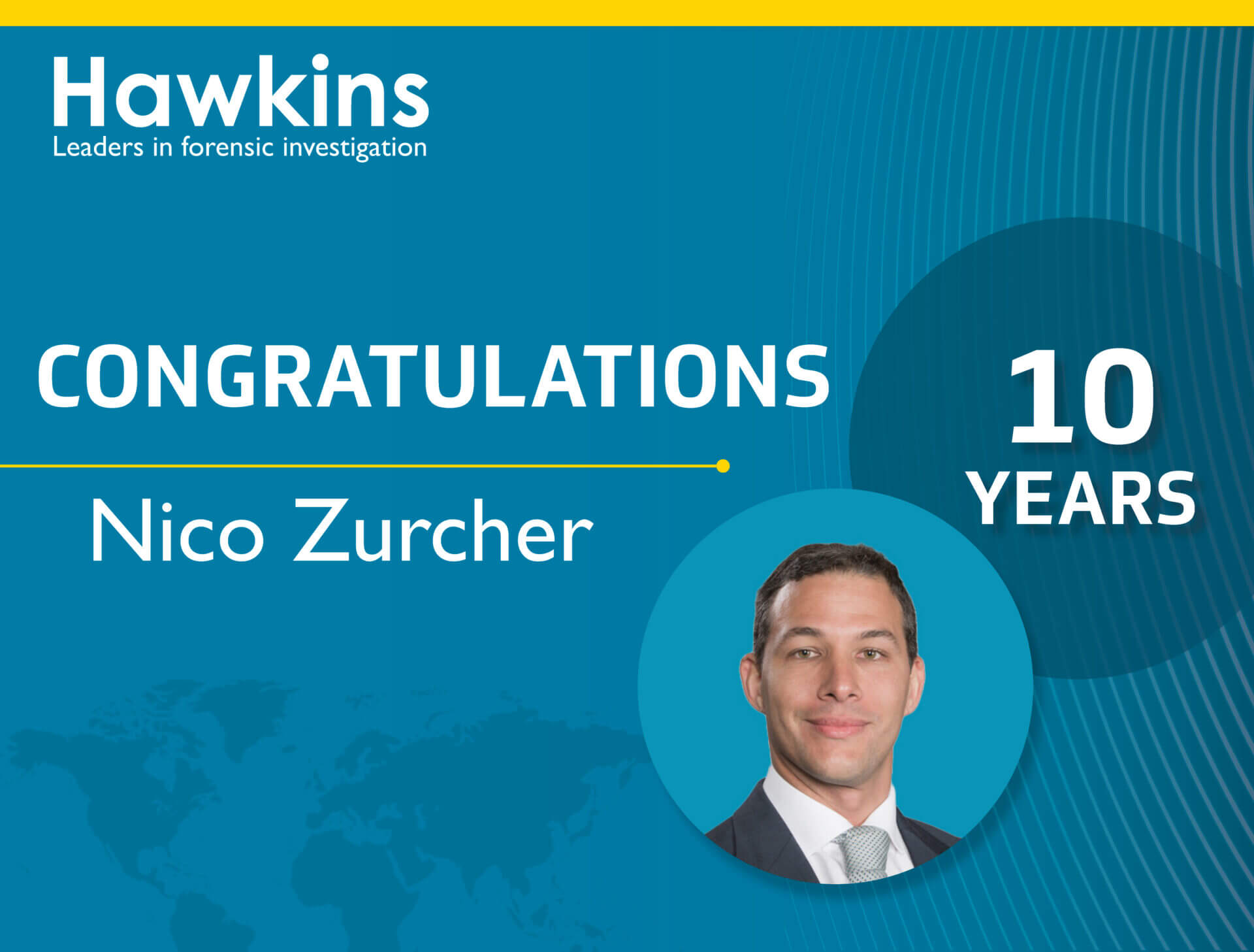 Nico Zurcher Celebrates 10 Years at Hawkins