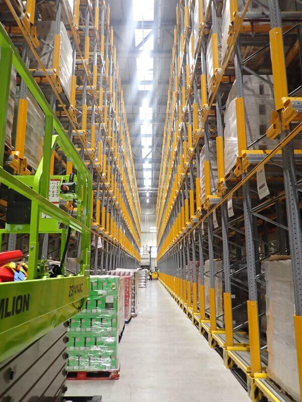 Warehouse racking storage system