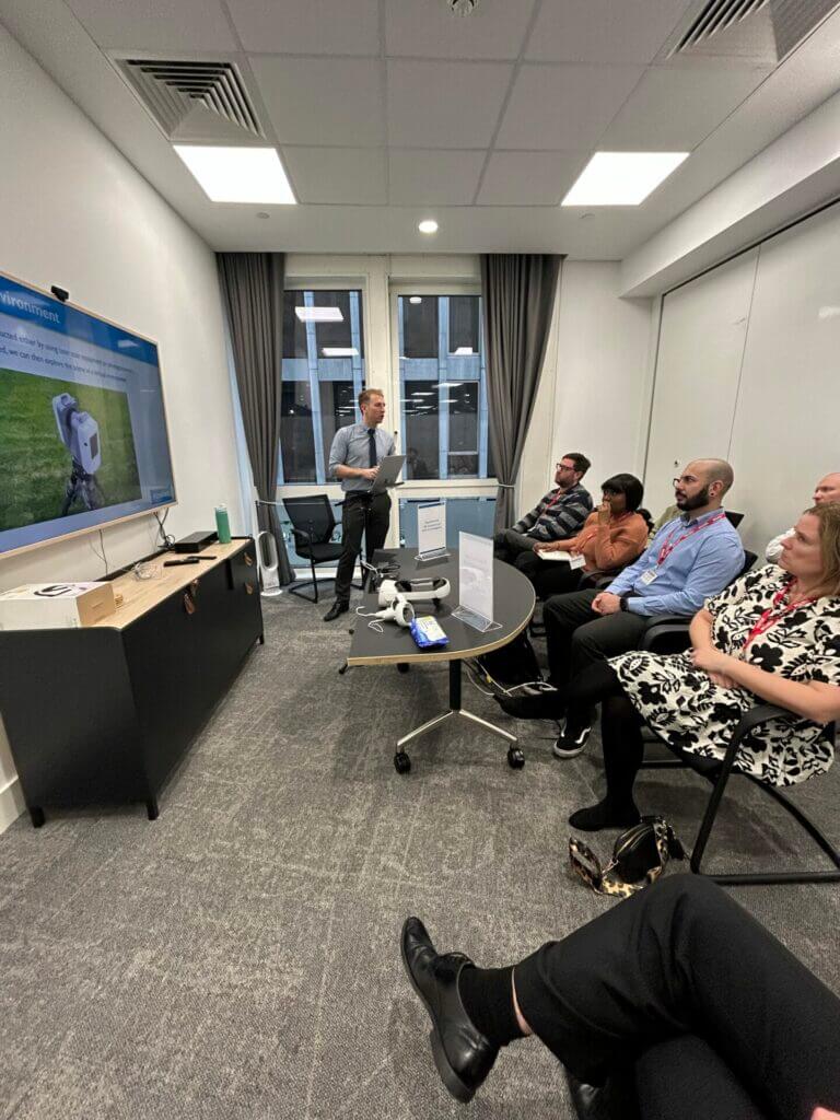 Ross CLarke giving a presentation about our RTC capabilities