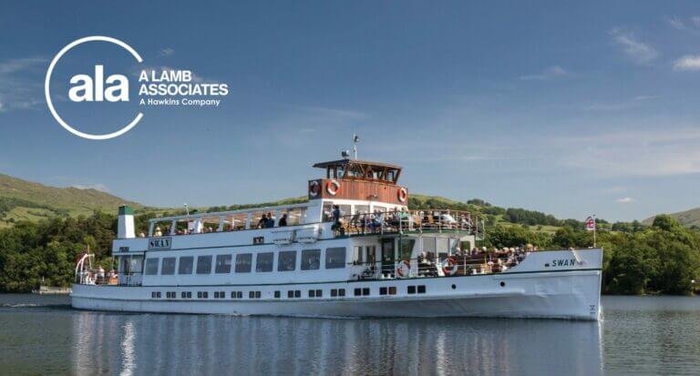ALA Windermere Event Headline image with logo and the cruise which we will take guests on