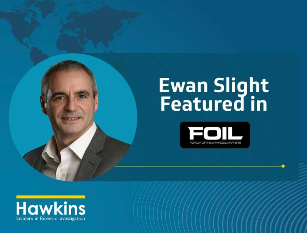 Ewan SLight featured in foil magazine