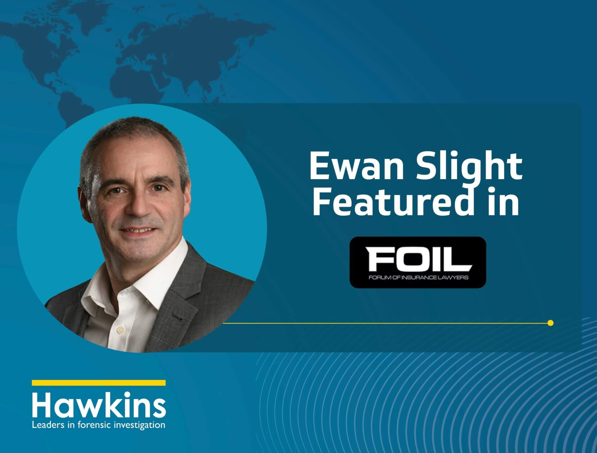 Ewan SLight featured in foil magazine