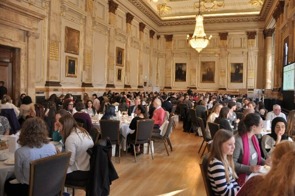 attendees at WiGeotech afternoon tea