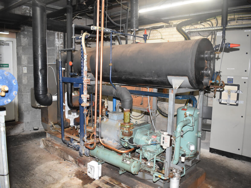 boiler system damaged