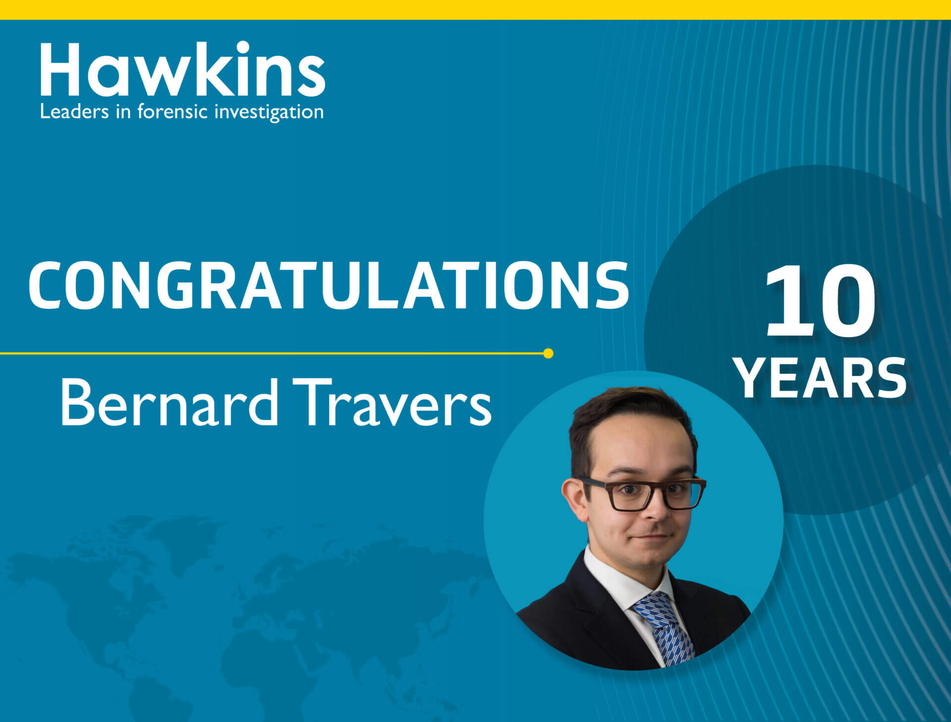 Bernard travers 10 year news image