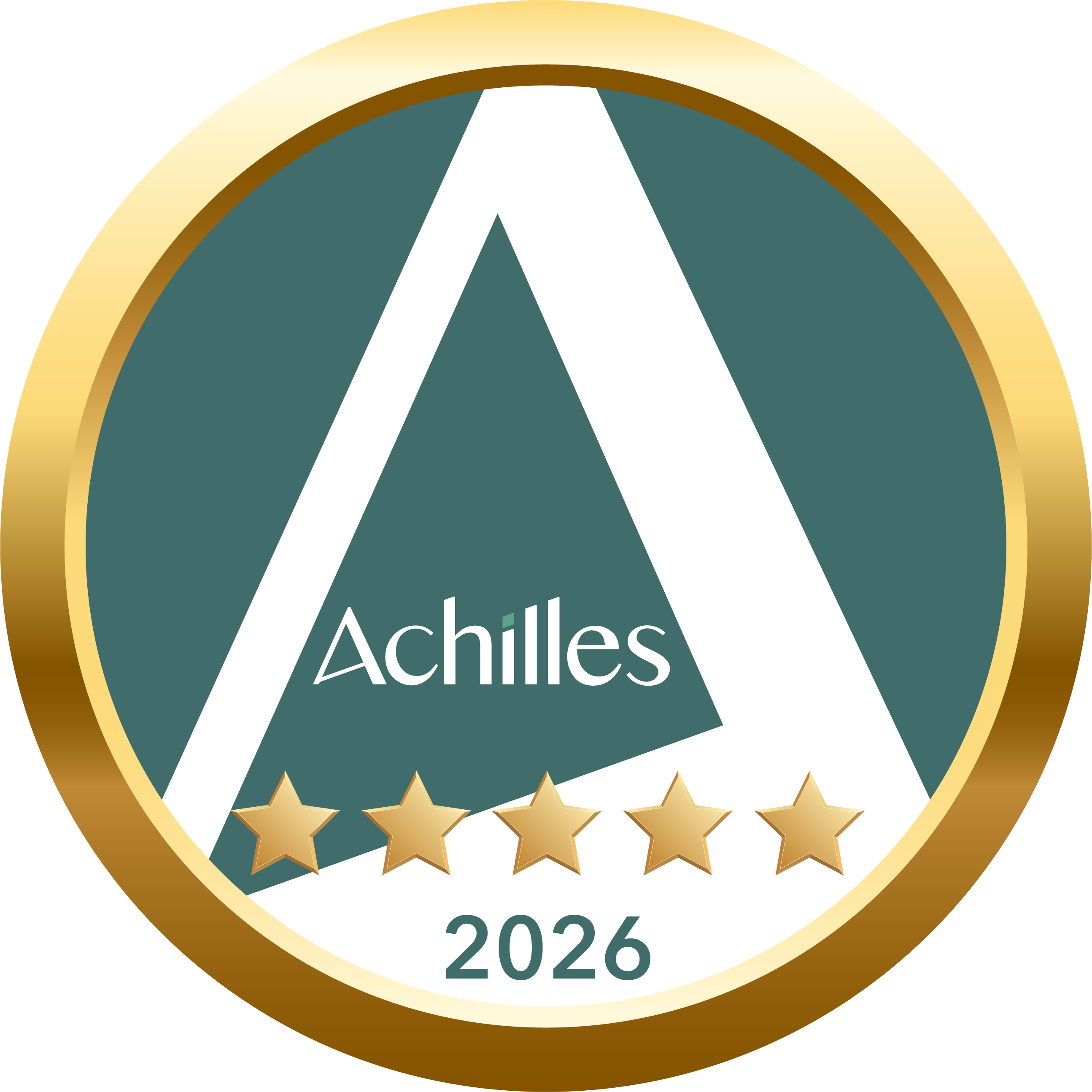 Sustainability Score badge 2026 5 stars
