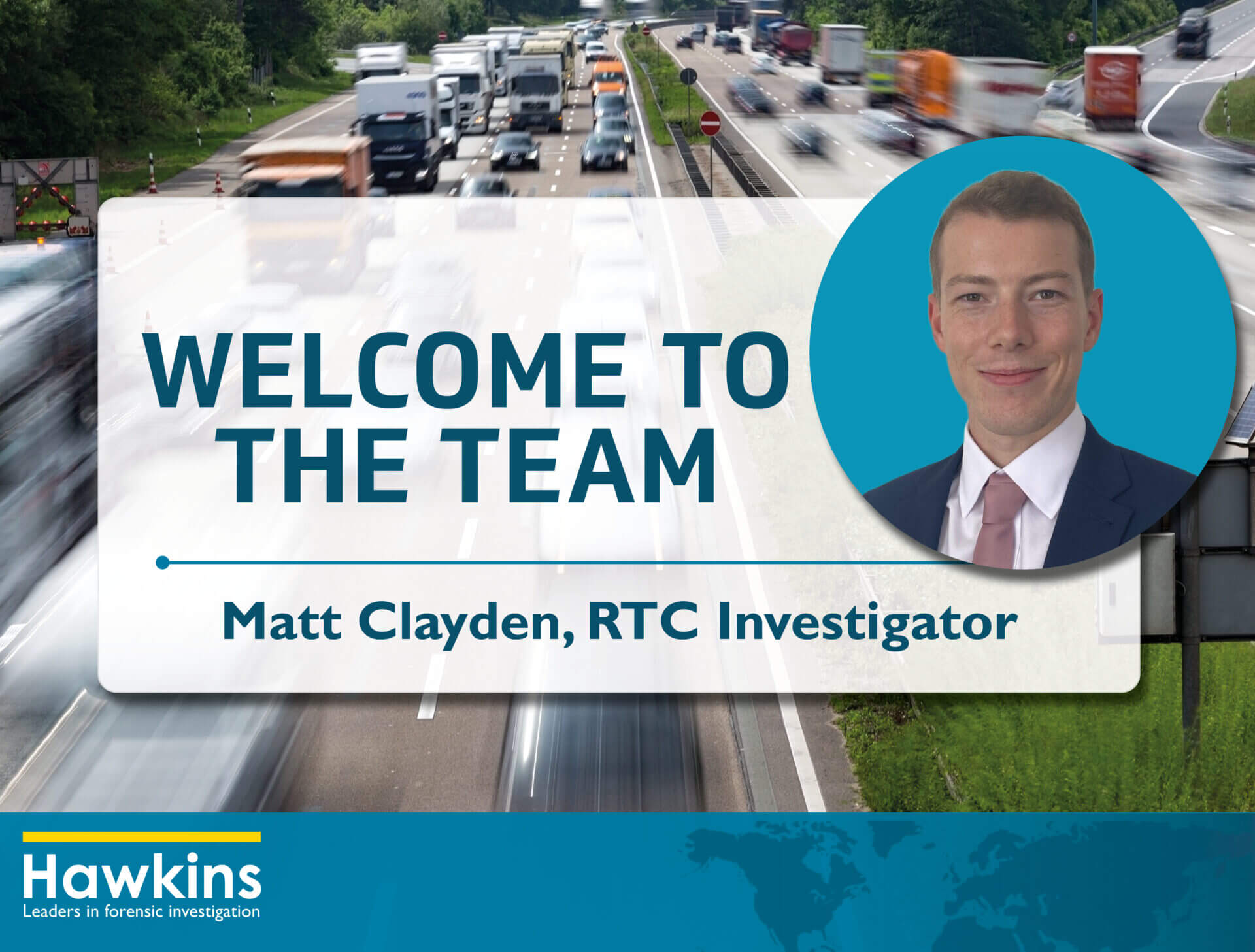 RTC Investigator, Matt Clayden joins the Hawkins team.